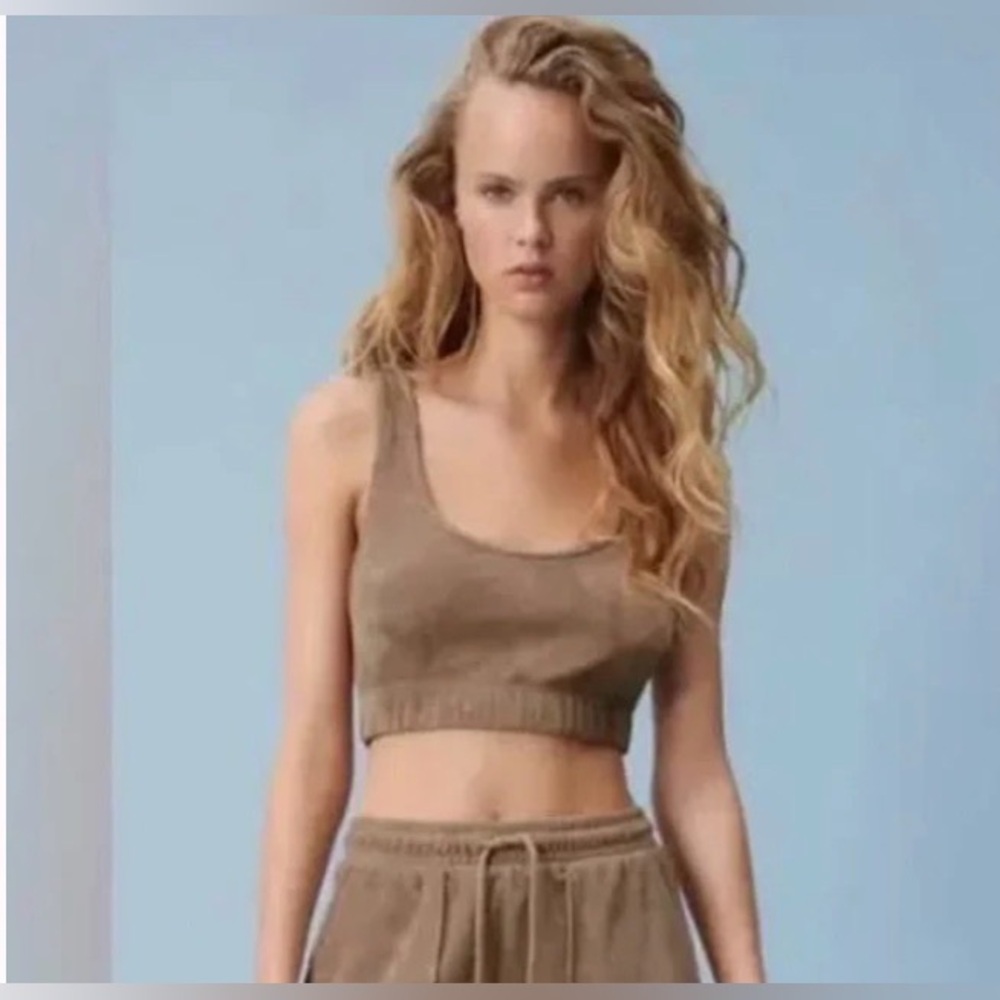 Zara Terrycloth Bralette